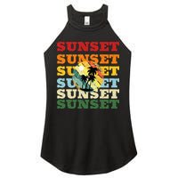Cool Summer Casual Graphic Tee Retro Summer Women's Perfect Tri Rocker Tank