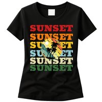 Cool Summer Casual Graphic Tee Retro Summer Womens T-Shirt