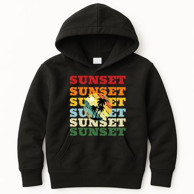 Cool Summer Casual Graphic Tee Retro Summer Kids Hoodie