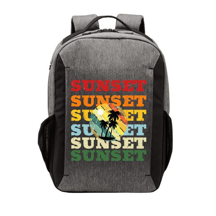 Cool Summer Casual Graphic Tee Retro Summer Vector Backpack