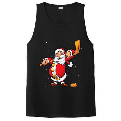 Christmas Santa Claus Ice Hockey Gifts Boys Teens PosiCharge Competitor Tank
