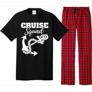 Cruise Squad Cruise Ship For Family Friends Cool Gift Pajama Set