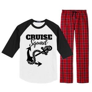 Cruise Squad Cruise Ship For Family Friends Cool Gift Raglan Sleeve Pajama Set