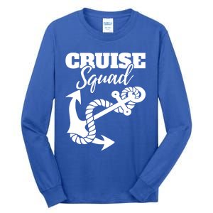 Cruise Squad Cruise Ship For Family Friends Cool Gift Tall Long Sleeve T-Shirt