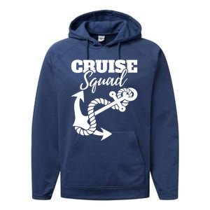 Cruise Squad Cruise Ship For Family Friends Cool Gift Performance Fleece Hoodie