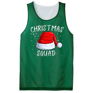 Christmas Squad Christmas Pajama Party Family Group Matching Mesh Reversible Basketball Jersey Tank