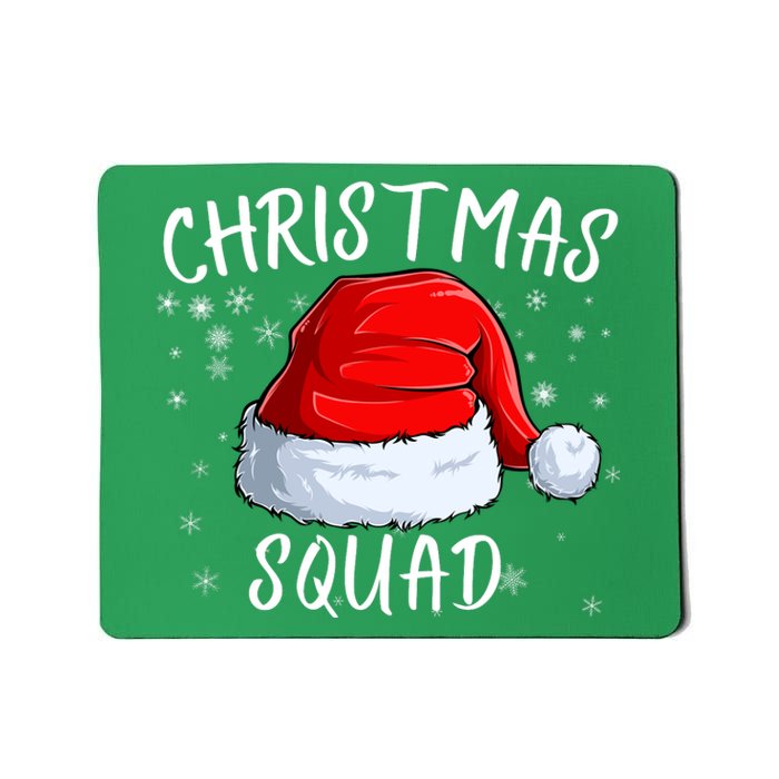 Christmas Squad Christmas Pajama Party Family Group Matching Mousepad