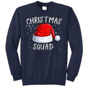 Christmas Squad Christmas Pajama Party Family Group Matching Tall Sweatshirt