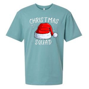 Christmas Squad Christmas Pajama Party Family Group Matching Sueded Cloud Jersey T-Shirt