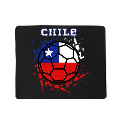 Chile Soccer Chilean Flag Futbol Fan Jersey Mousepad