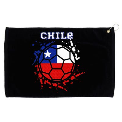 Chile Soccer Chilean Flag Futbol Fan Jersey Grommeted Golf Towel