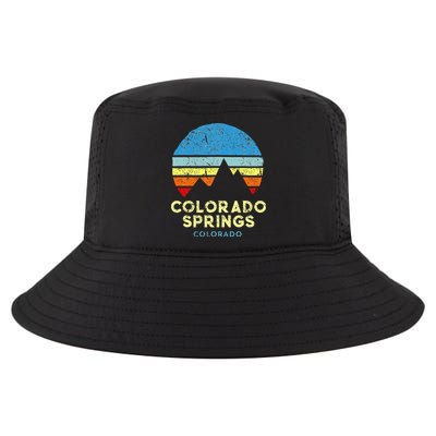 Colorado Springs Colorado Cool Comfort Performance Bucket Hat