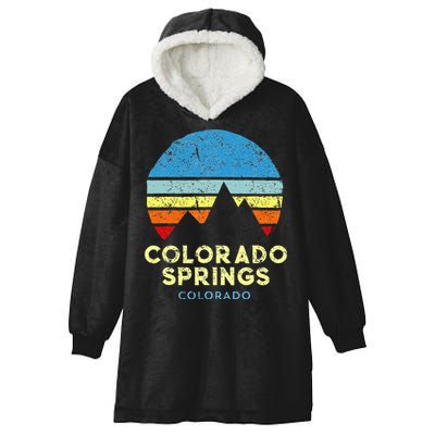 Colorado Springs Colorado Hooded Wearable Blanket