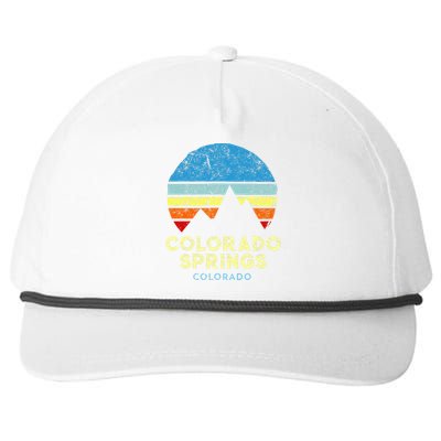 Colorado Springs Colorado Snapback Five-Panel Rope Hat