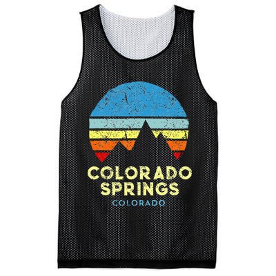 Colorado Springs Colorado Mesh Reversible Basketball Jersey Tank
