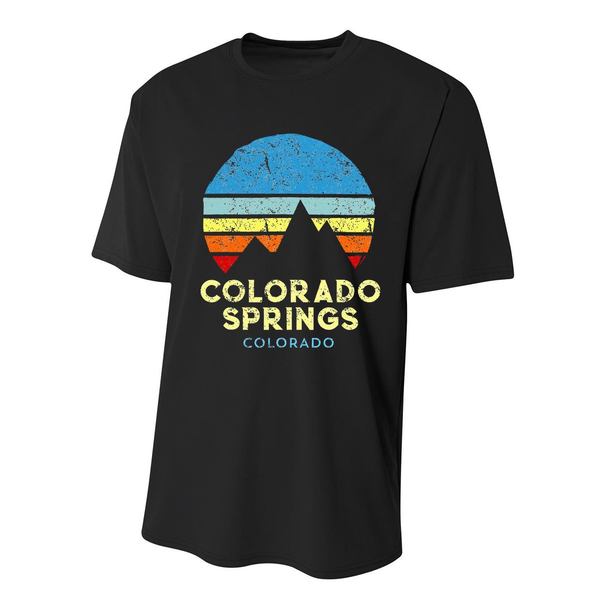 Colorado Springs Colorado Youth Performance Sprint T-Shirt