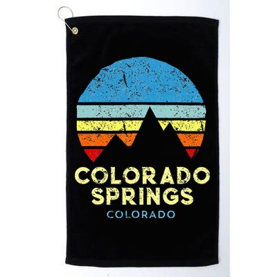 Colorado Springs Colorado Golf Towel