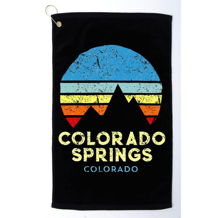 Colorado Springs Colorado Golf Towel