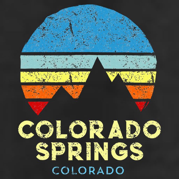 Colorado Springs Colorado Golf Towel