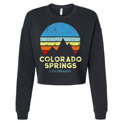 Colorado Springs Colorado Cropped Pullover Crew