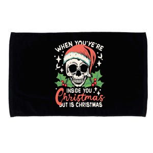 Christmas Skull Microfiber Hand Towel