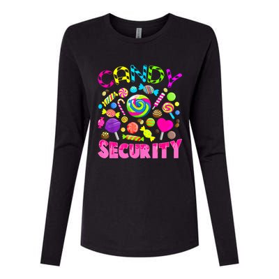 Candy Security Candyland Costume Teens Adult Womens Cotton Relaxed Long Sleeve T-Shirt