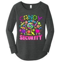 Candy Security Candyland Costume Teens Adult Women's Perfect Tri Tunic Long Sleeve Shirt