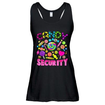 Candy Security Candyland Costume Teens Adult Ladies Essential Flowy Tank