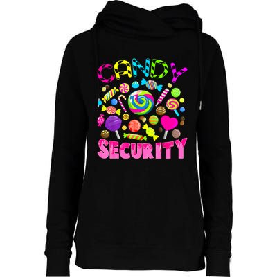 Candy Security Candyland Costume Teens Adult Womens Funnel Neck Pullover Hood