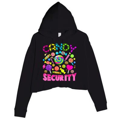 Candy Security Candyland Costume Teens Adult Crop Fleece Hoodie