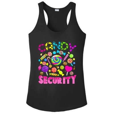 Candy Security Candyland Costume Teens Adult Ladies PosiCharge Competitor Racerback Tank