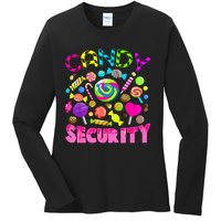 Candy Security Candyland Costume Teens Adult Ladies Long Sleeve Shirt