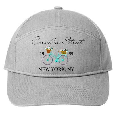 Cornelia Street Crew New York City 1989 Floral Bike Women 7-Panel Snapback Hat