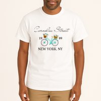 Cornelia Street Crew New York City 1989 Floral Bike Women Tall T-Shirt