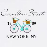 Cornelia Street Crew New York City 1989 Floral Bike Women Tall T-Shirt