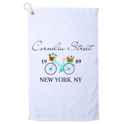 Cornelia Street Crew New York City 1989 Floral Bike Women Golf Towel