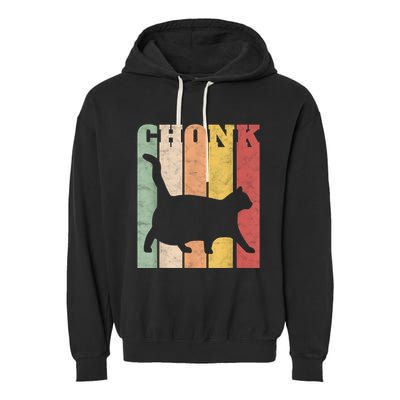 Chonk Scale Cat Meme Chonky Chonk Memes Garment-Dyed Fleece Hoodie