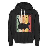 Chonk Scale Cat Meme Chonky Chonk Memes Garment-Dyed Fleece Hoodie
