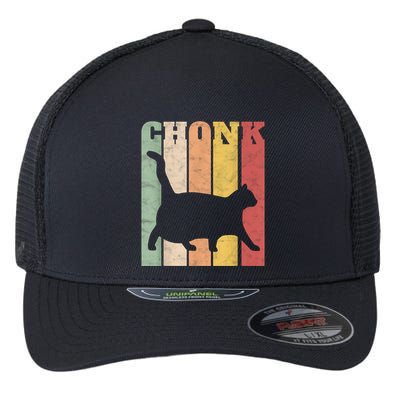 Chonk Scale Cat Meme Chonky Chonk Memes Flexfit Unipanel Trucker Cap