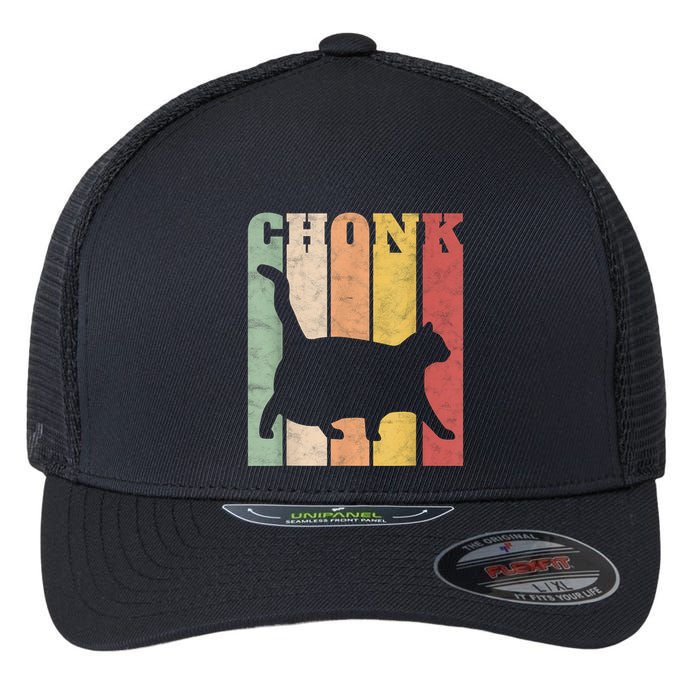 Chonk Scale Cat Meme Chonky Chonk Memes Flexfit Unipanel Trucker Cap