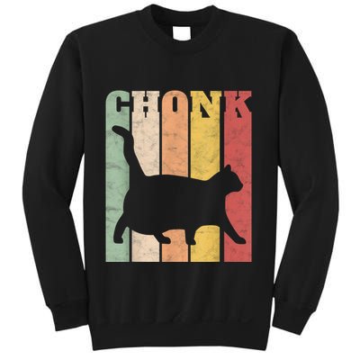 Chonk Scale Cat Meme Chonky Chonk Memes Sweatshirt