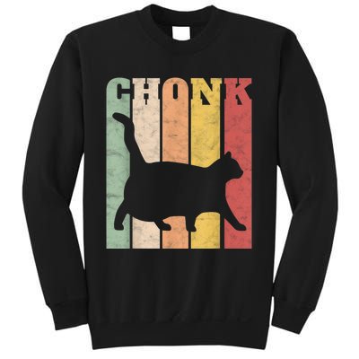 Chonk Scale Cat Meme Chonky Chonk Memes Sweatshirt