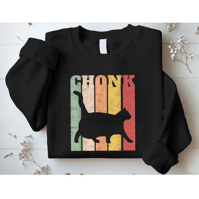 Chonk Scale Cat Meme Chonky Chonk Memes Sweatshirt