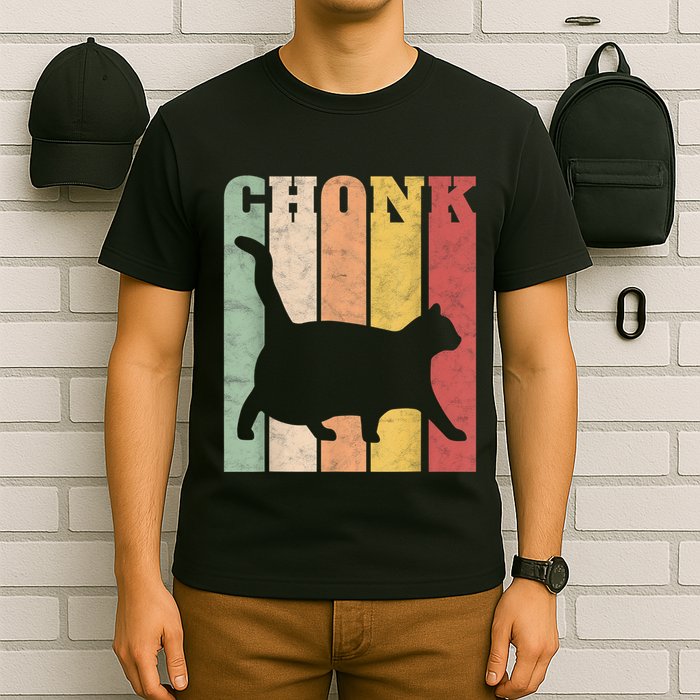 Chonk Scale Cat Meme Chonky Chonk Memes T-Shirt