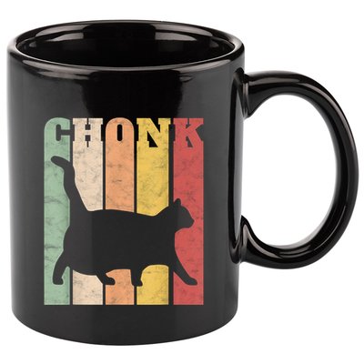 Chonk Scale Cat Meme Chonky Chonk Memes 11oz C Handle Ceramic Mug