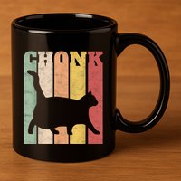 Chonk Scale Cat Meme Chonky Chonk Memes 11oz C Handle Ceramic Mug