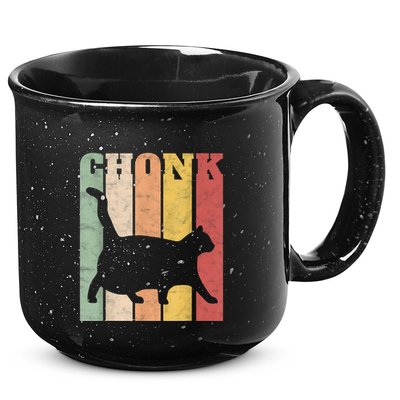Chonk Scale Cat Meme Chonky Chonk Memes 15oz Campfire Ceramic Mug