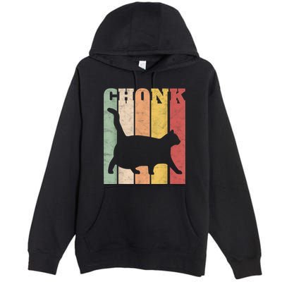 Chonk Scale Cat Meme Chonky Chonk Memes Premium Pullover Hoodie