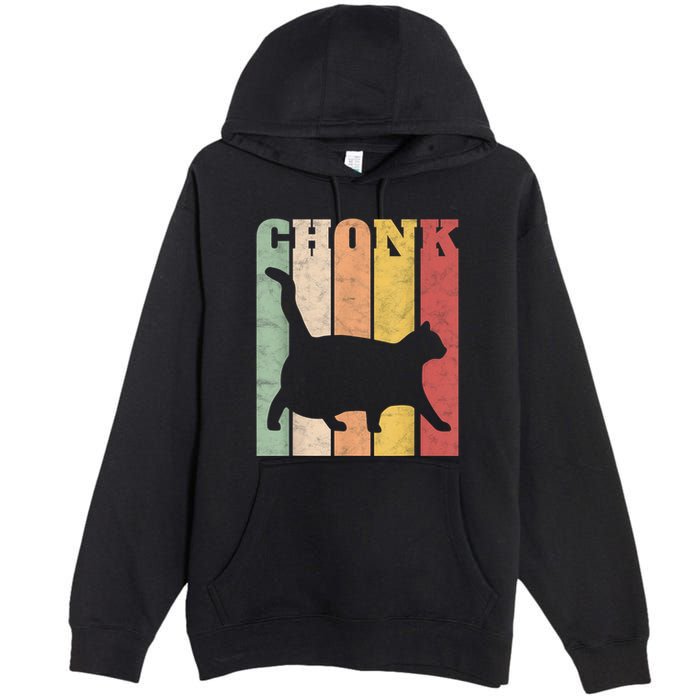 Chonk Scale Cat Meme Chonky Chonk Memes Premium Pullover Hoodie