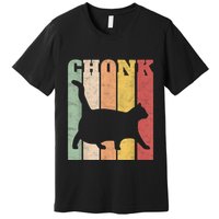 Chonk Scale Cat Meme Chonky Chonk Memes Premium T-Shirt